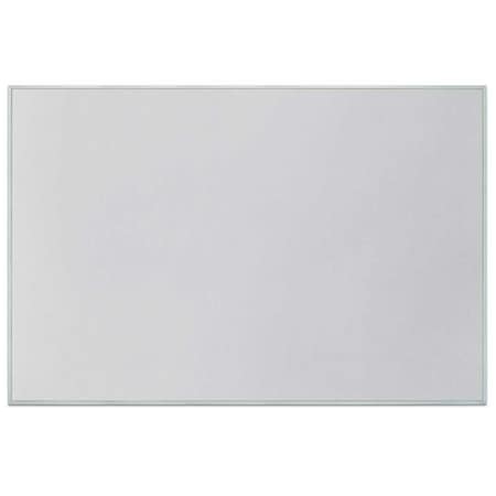 United Visual Products Corkboard, Fabric, Blk/Gry, 2 Door, 60x36" UV304-BLACK-MEDGRY
